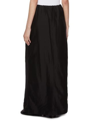 Back View - Click To Enlarge - THE ROW - Saul Cotton Silk Skirt