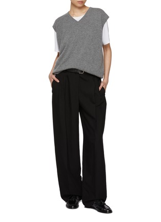Figure View - Click To Enlarge - THE ROW - Kossy V-Neck Cashmere Vest
