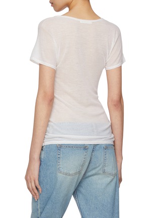 Back View - Click To Enlarge - THE ROW - Keyla Cashmere T-shirt