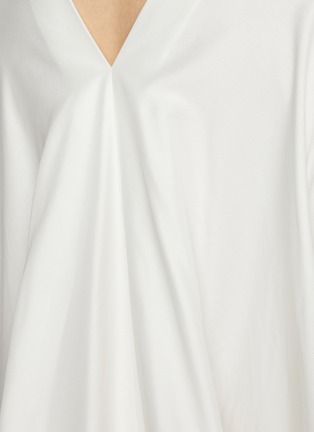  - THE ROW - Cedar Cotton Silk Poncho Top