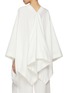 Back View - Click To Enlarge - THE ROW - Cedar Cotton Silk Poncho Top