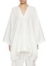 Main View - Click To Enlarge - THE ROW - Cedar Cotton Silk Poncho Top