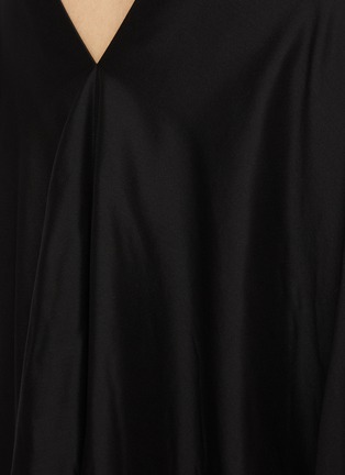  - THE ROW - Cedar Cotton Silk Poncho Top