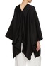 Back View - Click To Enlarge - THE ROW - Cedar Cotton Silk Poncho Top