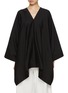 Main View - Click To Enlarge - THE ROW - Cedar Cotton Silk Poncho Top
