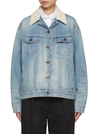 Main View - Click To Enlarge - THE ROW - Jorelle Light Wash Denim Jacket