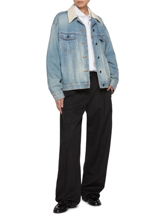Figure View - Click To Enlarge - THE ROW - Jorelle Light Wash Denim Jacket