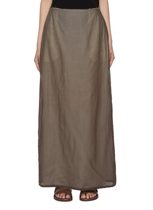 Main View - Click To Enlarge - THE ROW - Zaira Cotton Skirt
