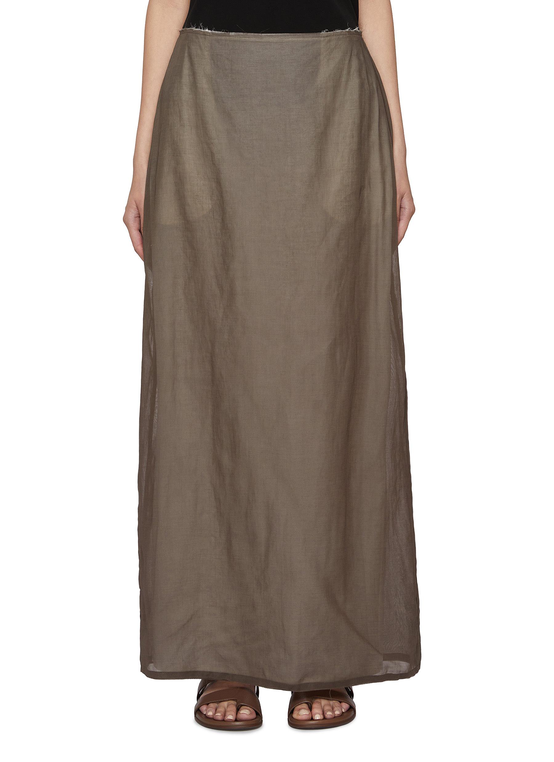 THE ROW | Zaira Cotton Skirt | Women | Lane Crawford