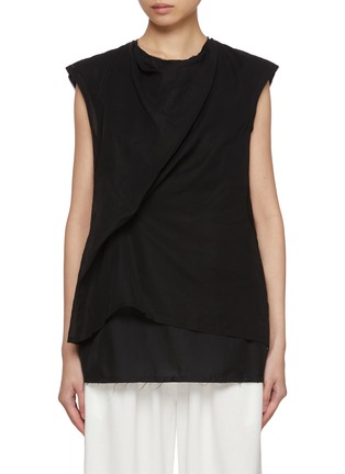 Main View - Click To Enlarge - THE ROW - Inawa Layered Cotton Top