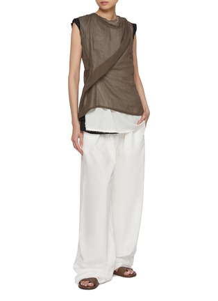 Figure View - Click To Enlarge - THE ROW - Inawa Layered Cotton Top