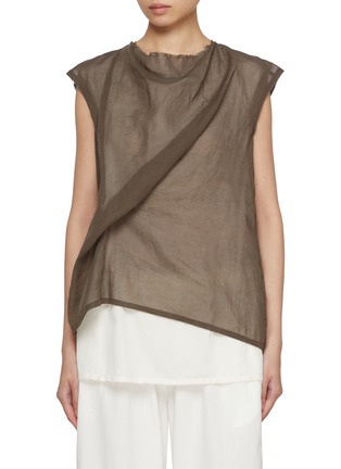 Main View - Click To Enlarge - THE ROW - Inawa Layered Cotton Top