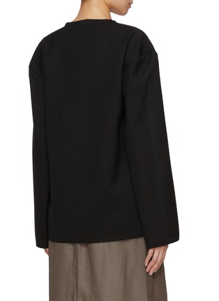 Back View - Click To Enlarge - THE ROW - Cattaleya Wool Top