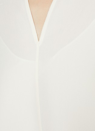  - THE ROW - Mia V-Neck Silk Dress