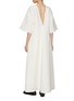 Back View - Click To Enlarge - THE ROW - Mia V-Neck Silk Dress
