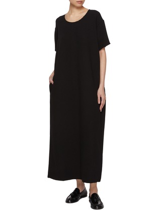 Figure View - Click To Enlarge - THE ROW - Raquel Wool Shift Dress
