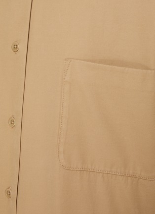  - THE ROW - Tansy Oversized Cotton Cashmere Shirt