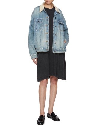 Figure View - Click To Enlarge - THE ROW - Kinda Oversized Cotton T-Shirt Dress