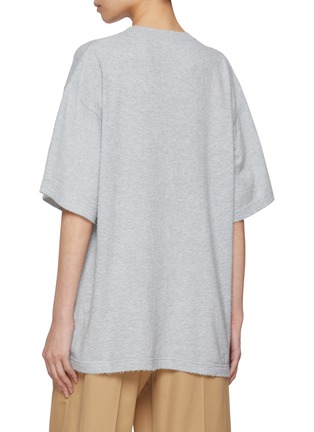 Back View - Click To Enlarge - THE ROW - Kaddy Patch Pocket Cotton T-shirt