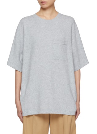 Main View - Click To Enlarge - THE ROW - Kaddy Patch Pocket Cotton T-shirt