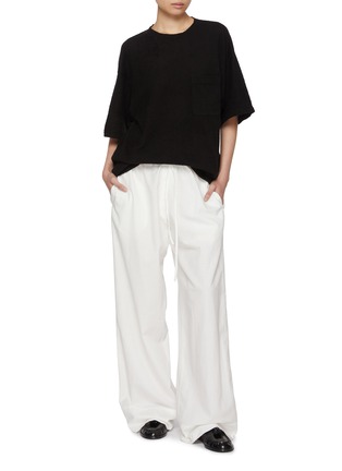 Figure View - Click To Enlarge - THE ROW - Kaddy Patch Pocket Cotton T-shirt