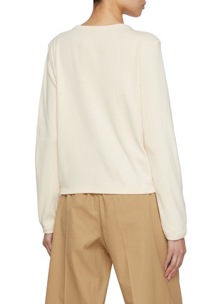 Back View - Click To Enlarge - THE ROW - Gretas Cotton Cardigan