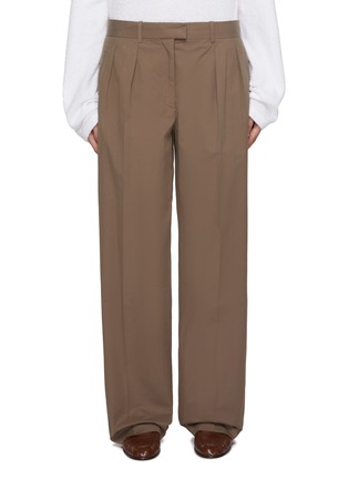 Main View - Click To Enlarge - THE ROW - Alfidis Pleated Cotton Pants