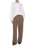 Figure View - Click To Enlarge - THE ROW - Alfidis Pleated Cotton Pants