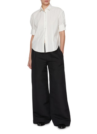 Figure View - Click To Enlarge - THE ROW - Bellana Elasticated Silk Pants