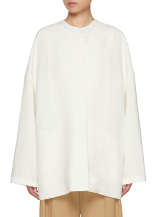 Main View - Click To Enlarge - THE ROW - Elke Silk Jacket