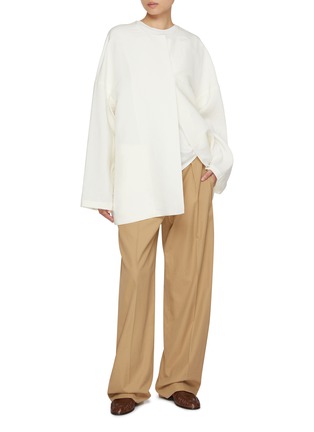 Figure View - Click To Enlarge - THE ROW - Elke Silk Jacket