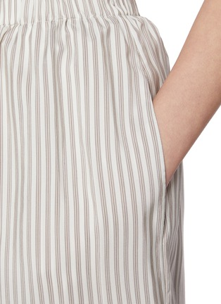  - THE ROW - Zinnia Striped Silk Pyjama Shorts