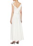Back View - Click To Enlarge - THE ROW - Violetta Asymmetrical Silk Dress