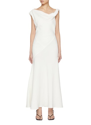 Main View - Click To Enlarge - THE ROW - Violetta Asymmetrical Silk Dress