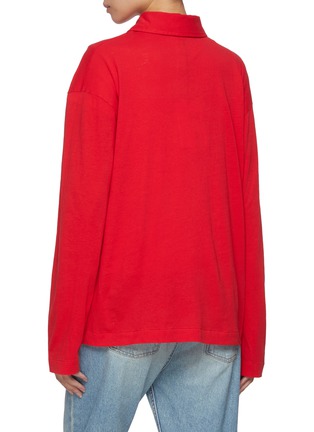Back View - Click To Enlarge - THE ROW - Roddie Cotton Polo Shirt