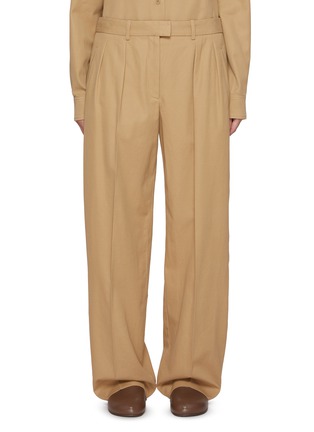 Main View - Click To Enlarge - THE ROW - Alfidis Pleated Cotton Pants