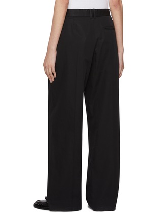 Back View - Click To Enlarge - THE ROW - Alfidis Pleated Cotton Pants
