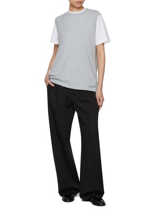 Figure View - Click To Enlarge - THE ROW - Alfidis Pleated Cotton Pants
