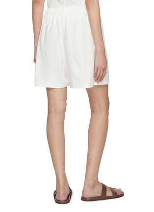 Back View - Click To Enlarge - THE ROW - Gunty Elasticated Cotton Shorts