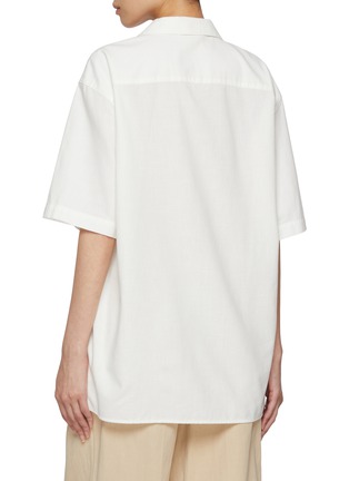 Back View - Click To Enlarge - THE ROW - Jorge Cotton Shirt