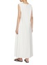 Back View - Click To Enlarge - THE ROW - Nicole Round Neck Silk Dress