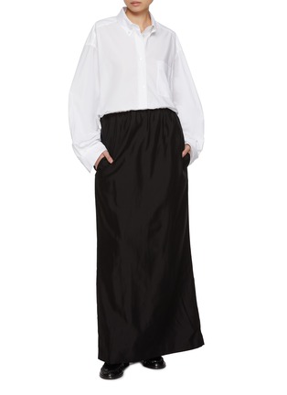 Figure View - Click To Enlarge - THE ROW - Victoria Oversized Cotton Shirt