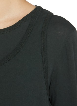  - THE ROW - Seruni Tank Overlay Cotton Top
