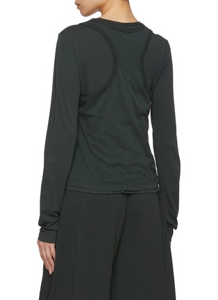 Back View - Click To Enlarge - THE ROW - Seruni Tank Overlay Cotton Top