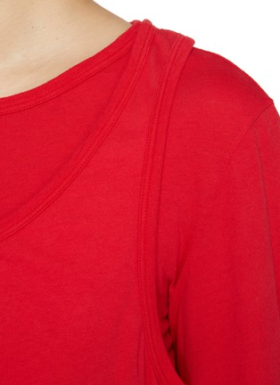  - THE ROW - Seruni Tank Overlay Cotton Top