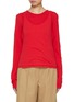 Main View - Click To Enlarge - THE ROW - Seruni Tank Overlay Cotton Top