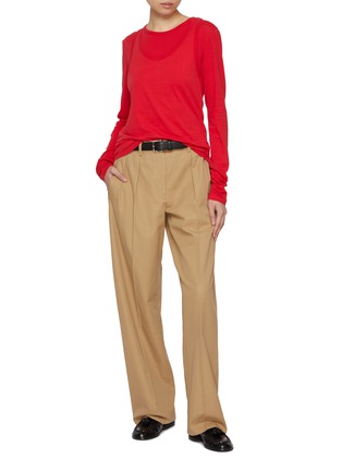 Figure View - Click To Enlarge - THE ROW - Seruni Tank Overlay Cotton Top