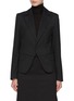 Main View - Click To Enlarge - MM6 MAISON MARGIELA - Single Breasted Waist Seam Tailoring Blazer