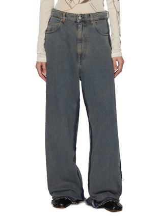 Main View - Click To Enlarge - MM6 MAISON MARGIELA - Five Pocket Boyfriend Jeans
