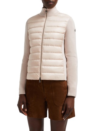 Main View - Click To Enlarge Main View - Click To Enlarge - MONCLER - Padded Zip Up Cardigan